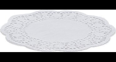Patisse Taartranden Rond 20 Cm Papier Wit 12 Stuks