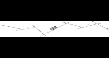 LED Plafondlamp - Torna Undiro - 28W - Warm Wit 3000K - 2-lichts - Dimbaar - Rechthoek - Mat Nikkel - Aluminium