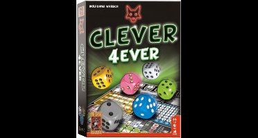 999 Games - Clever 4Ever - Dobbelspel - De vierde editie in de Clever-serie - Nieuwe categorieën en bonusacties - Gezelschapsspel - Familiespel - Strategiespel - Klein cadeautje