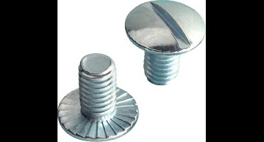 Metaalschroef PBK M6x10mm Mvtd - Verzinkt - 100 Stuks