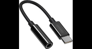Joyroom USB-C naar Audio Jack 3.5mm kabel - Zwart