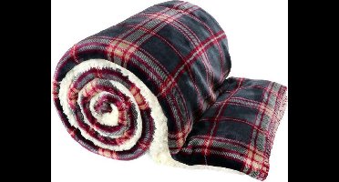 Unique Living | Larsson plaid 150x200cm dark grey