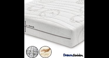 Matras 90x220 - Nasa Traagschuim - Pocketvering 9-zones - Cool & Fresh -  ca. 21cm dik