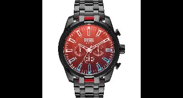 Diesel Split DZ4589 Herenhorloge  51 mm - Zwart