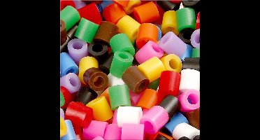 Nabbi midi Strijkkralen, afm 5x5 mm Basiskleuren 20000