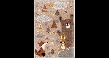 Pergamon Kindervloerkleed Maui Kids vos en beer