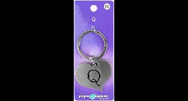 Hart sleutelhanger - Q