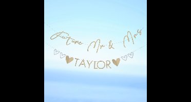 Mr & Mrs' Goud & Wit - Customisable