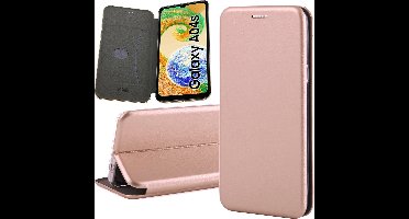 Hoesje geschikt voor Samsung Galaxy A04s / A13 5G - Book Case Kunstleer ThinShield Roségoud