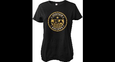 DC Comics Black Adam Dames Tshirt -S- Justice Society Zwart