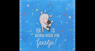 Depesche - Pop up muziekkaart met licht en de tekst "Er is reden voor een feestje!" - mot. 053