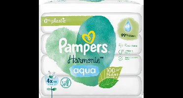 Pampers billendoekjes Harmonie Aqua (4x48 St), 192 Stuks