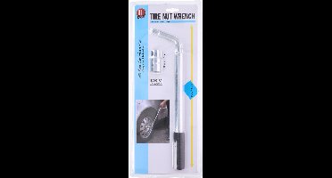 All Ride Wielmoersleutel - Bouten 17-19MM - Telescopische Wielsleutel - Uitschuifbaar tot 55CM - Chroom-Vanadium Staal - Zwart/Zilver