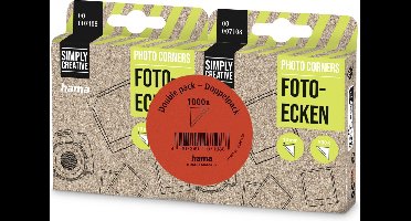 Hama Fotohoekjes dispenser 2x500 stuks