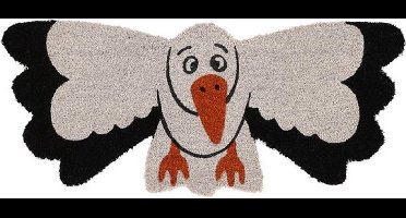 Esschert Design Deurmat kokos ooievaar