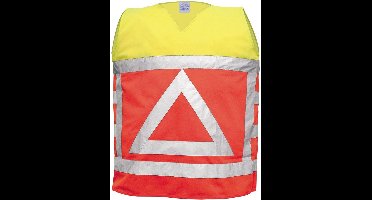 Verkeersregelaar hesje/vest - fluor oranje geel - Maat M/L