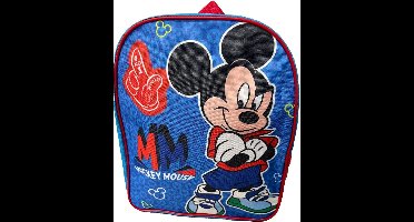 Disney Mickey Mouse - Rugtas - Blauw - Rugzak - 30 x 25 cm.
