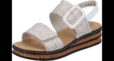 Rieker E1/2 Sandalen wit Synthetisch - Dames - Maat 39