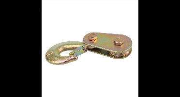 ProPlus Katrol met Gaffelhaak met Klep - 5/16 inch - Maximale Belasting 2000 kilo