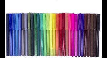 Benson Kleurstiften - Kleurenmix - 30 stuks - Voor kinderen - Uitwasbaar