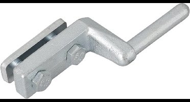 ProPlus Bordscharnier - Ø 11 mm - Verzinkt - 123 x 57 x 24 mm