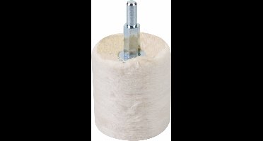 Silverline Polijstcilinder - 50 mm - Zacht katoen - Voor platte en onregelmatige oppervlakken