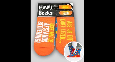 Paper Dreams Sokken Funny Socks Afstandsbediening Katoen One-size