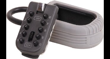 Stahlex Stalen sleutelkluis - cijferslot - weerbestendig - 155 x 63 x 46 mm