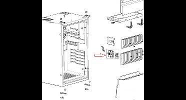 Dometic RM8550D Deurvergrendeling + Verlichting R