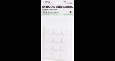 Benson Startersset antikrasvilt - zelfklevend - 25-delig - wit - vloerbescherming