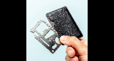 Nutcrackers Creditcard Multitool - 11 functies - roestvrij staal - voor portemonnee
