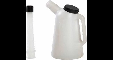 Maatkan/oliekan met flexibele tuit en verdeling - Maat: 1000ml