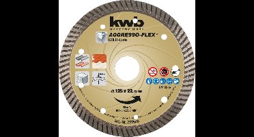 KWB Diamant Doorslijpschijf Gold Line 125mm