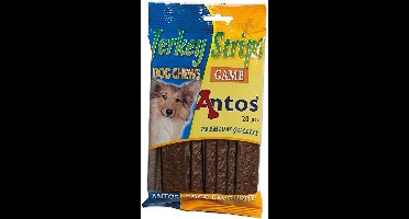 Antos Jerkey Strips Wild - hondensnack - 20 Stuks