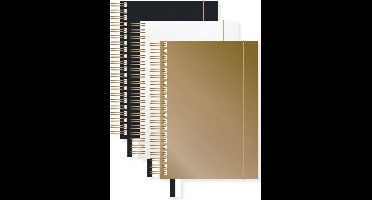 Kangaro spiraalboek - Pure Croco - A5 - lijn - 3 kleuren - K-PM610022SKZ