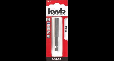 KWB bithouder - 75 mm - RVS - Magnetisch - 1/4" zeskant schacht
