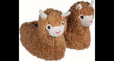 MikaMax Alpaca Sloffen - Lama Sloffen - Dieren Pantoffels - Super Zacht - One Size Fits All (36 t/m 41)