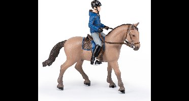 Papo Horses Lopend Paard met Mannelijke Ruiter 51565