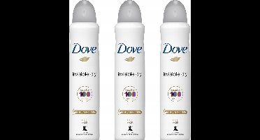 Dove Anti- Perspirant Spray XL - Invisible Dry - 3 x 250 ml - Dames