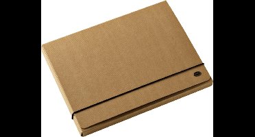 Elastobox Multo Kraft Line A4 3 kleppen 850gr bruin