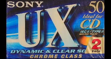 Sony UX C-50UXD Cassette 2 Pack