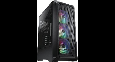 Cougar Archon 2 Mesh RGB Midi Tower met ARGB Fans, Mesh front panel , Gehard Glas side panel - Zwart