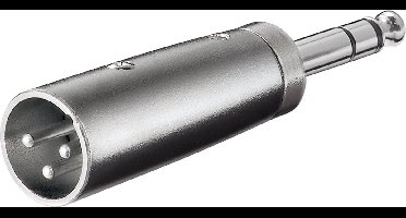 Goobay 27515 adapter XLR 6.35 mm Roestvrijstaal