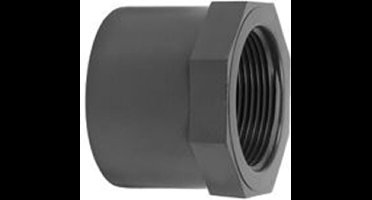 Druk PVC lijmring - 25mm x 1/2 - 16 bar