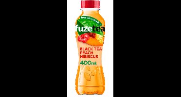 Fuze Tea | Black Tea | Peach Hibiscus | Pet | 12 x 40 cl