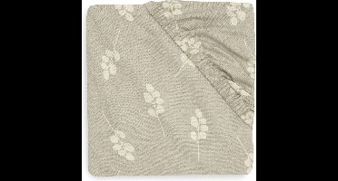 Jollein - Hoeslaken Jersey 70x140cm - Wieg, Ledikant, Babybed - Twig - Olive Green