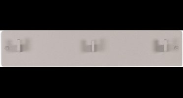 Spinder Design kapstok Leatherman 3 - Silky Taupe - 3 haken - Staal