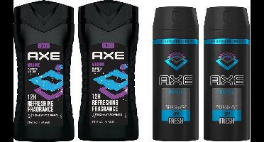 AXE Marine SET Douchegel & Deo Spray 2+2
