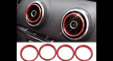Luchtrooster Decoratie Ringen Aluminium Geschikt Voor Audi A3 8V S3 8V Q2 Rs3