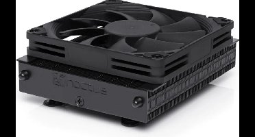 Noctua NH-L9a-AM5 chromax.black - Koeler voor Processor AM5 - 57.5 cfm - 600 - 2500 omw/min. - 23.6 dBA - 12V - zwart